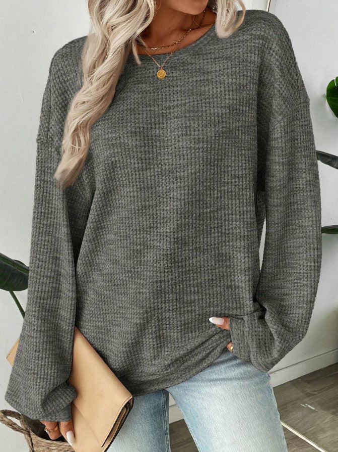 Marisela Thorne | Oversized Round Neck Knit Sweater For Women