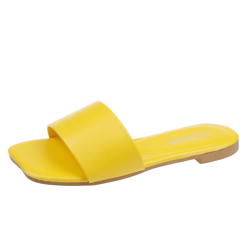 Adriana Bellucci | Daisy Flower Flat Slide Sandals For Women