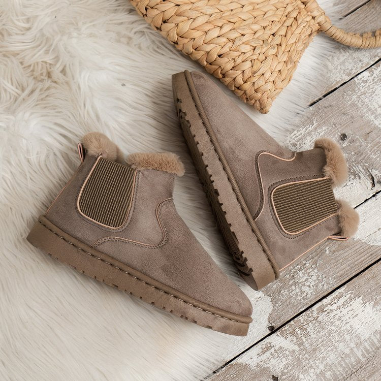 Natalia Ferraro | Faux Fur Ankle Boots For Women