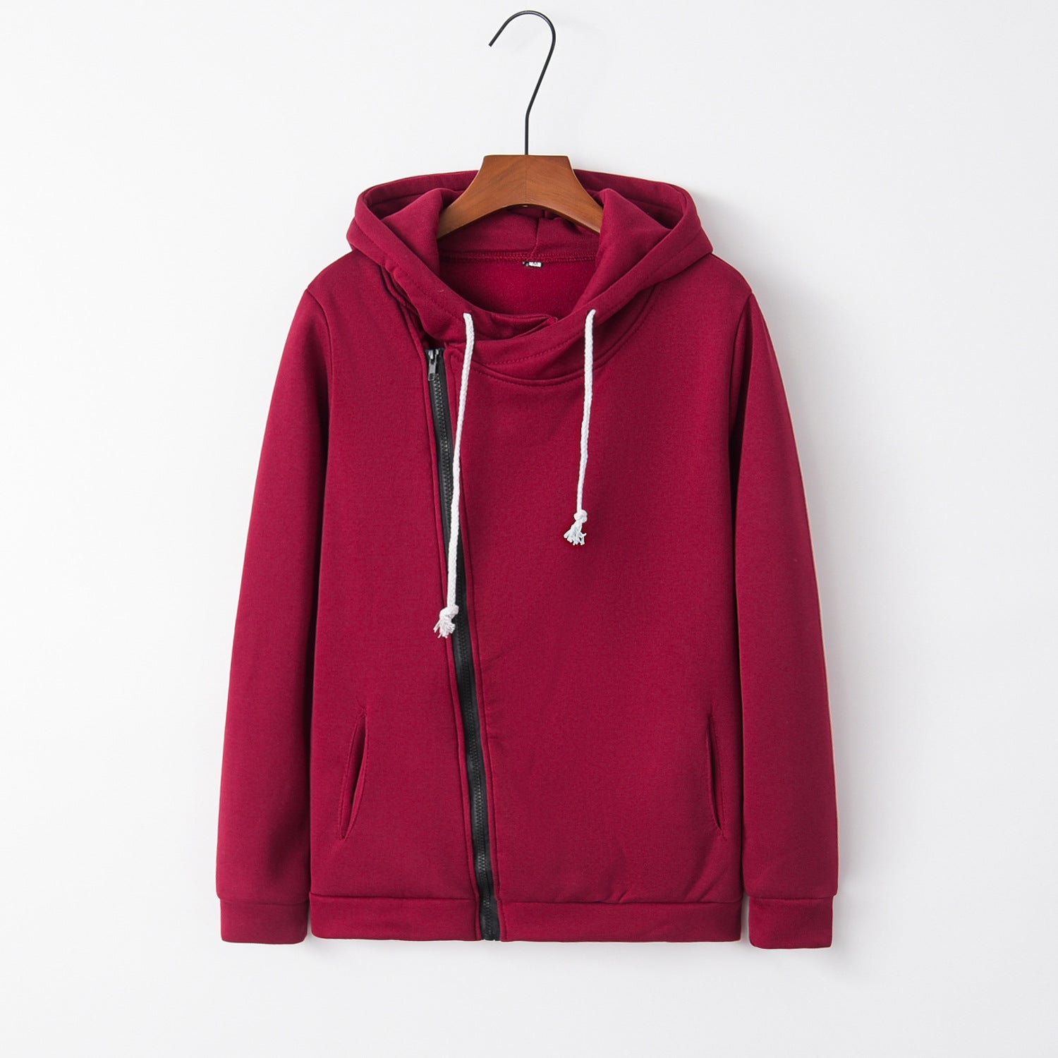 Marielle Fontenot | Diagonal Zip Hoodie For Women