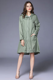 Camille Fonteneau | Hooded Windproof Raincoat For Women