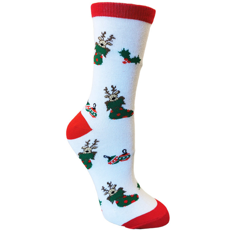 Nathaniel Corsini | Christmas Print Cotton Socks For Men & Women