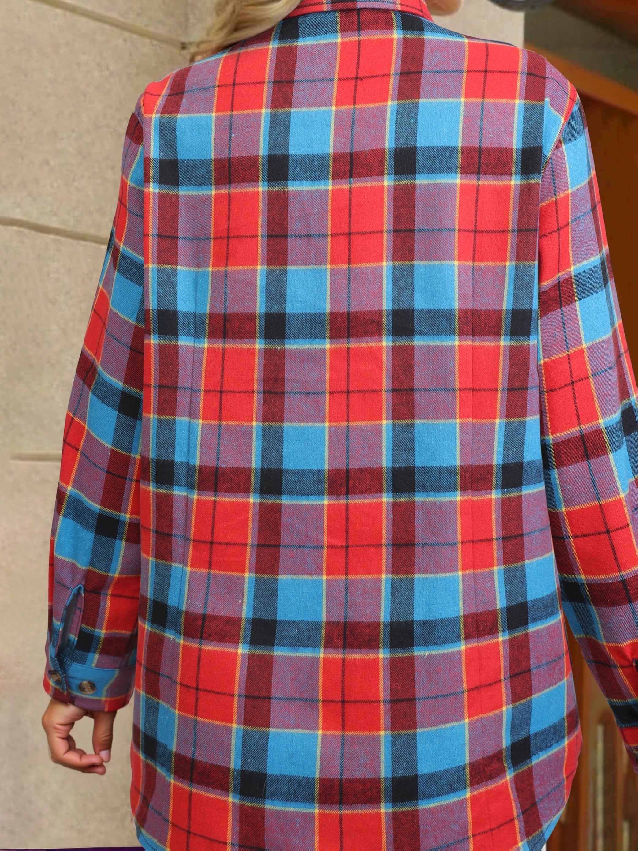 Fiorella Duquesne | Buffalo Check Shirt With Tie-Front Styling