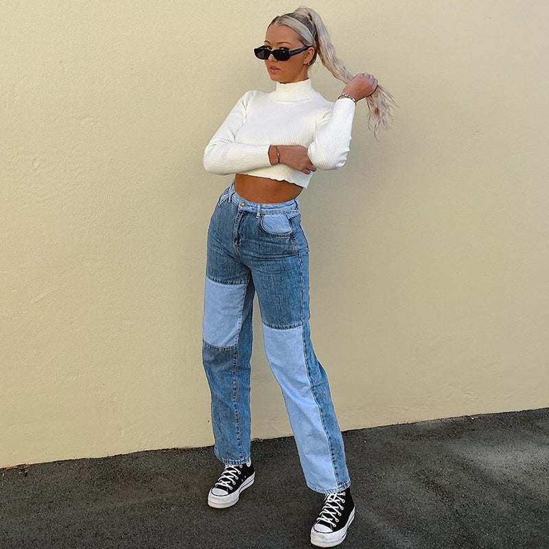 Amara Beaulieu | High-Rise Straight-Leg Jeans For Women