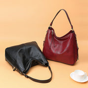 Soft Commute | Zip Hobo Shoulder Bag For Women