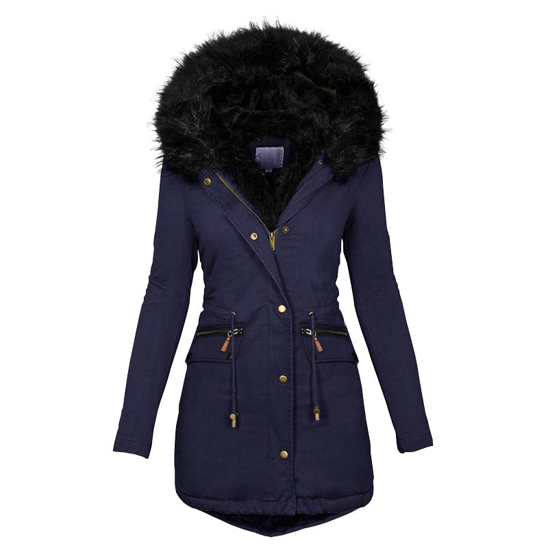 Vivienne Stonecroft | Women's Faux Fur Hooded Parka Winter Coat