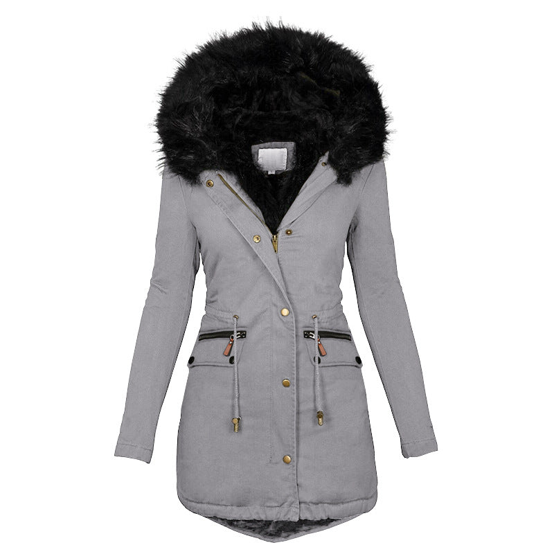 Vivienne Stonecroft | Women's Faux Fur Hooded Parka Winter Coat