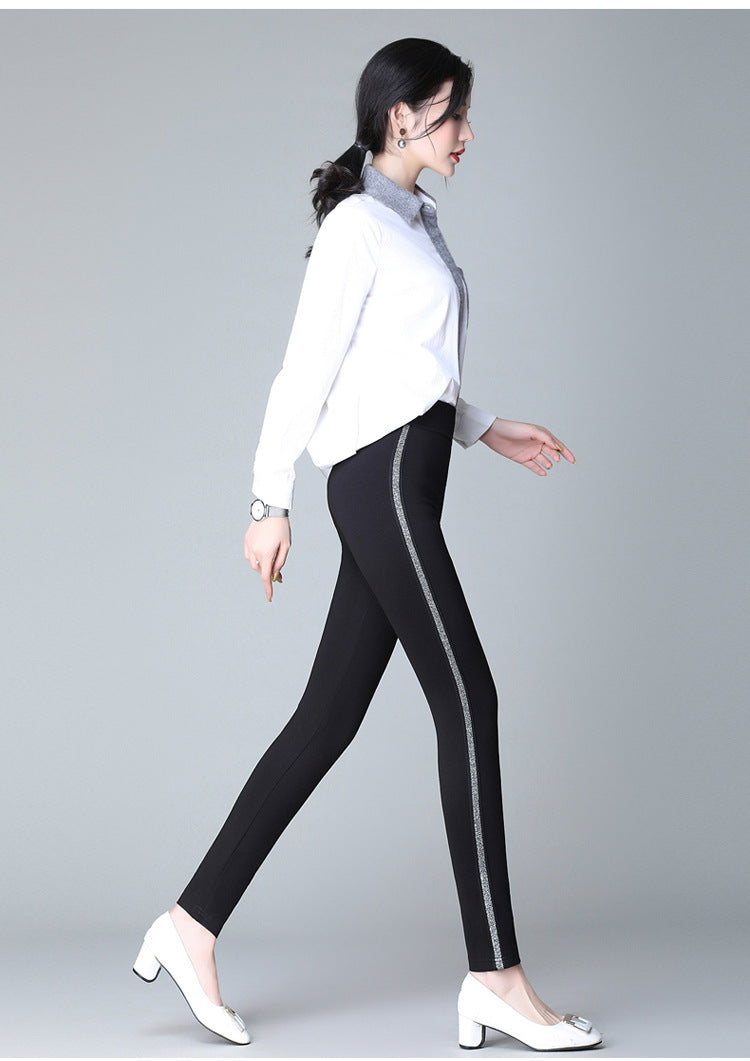 Fiorella Montclair | High-Waist Slim Trousers For Women