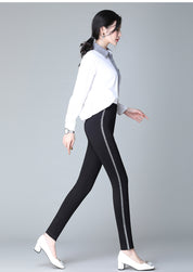 Fiorella Montclair | High-Waist Slim Trousers For Women