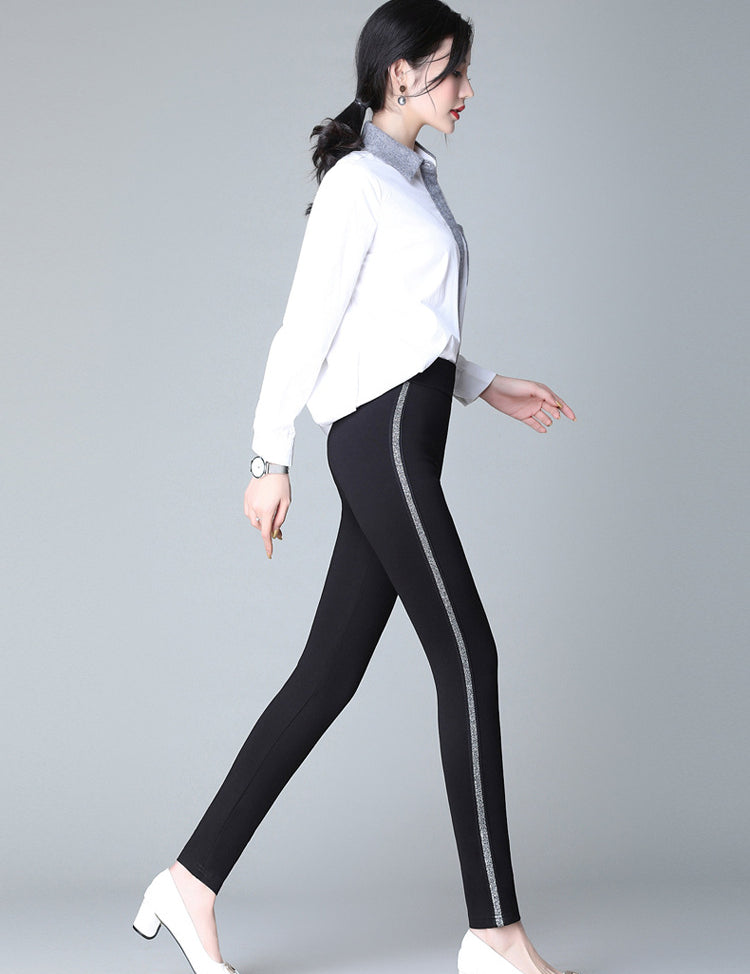 Fiorella Montclair | High-Waist Slim Trousers For Women