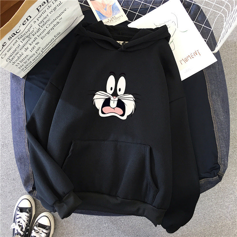 Mathieu Chevalier | Cartoon Print Hoodie For Unisex