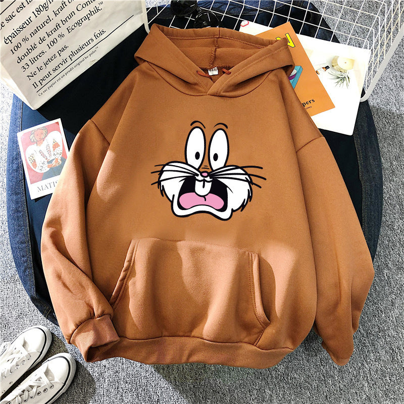 Mathieu Chevalier | Cartoon Print Hoodie For Unisex