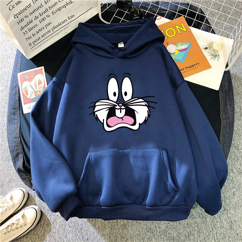 Mathieu Chevalier | Cartoon Print Hoodie For Unisex