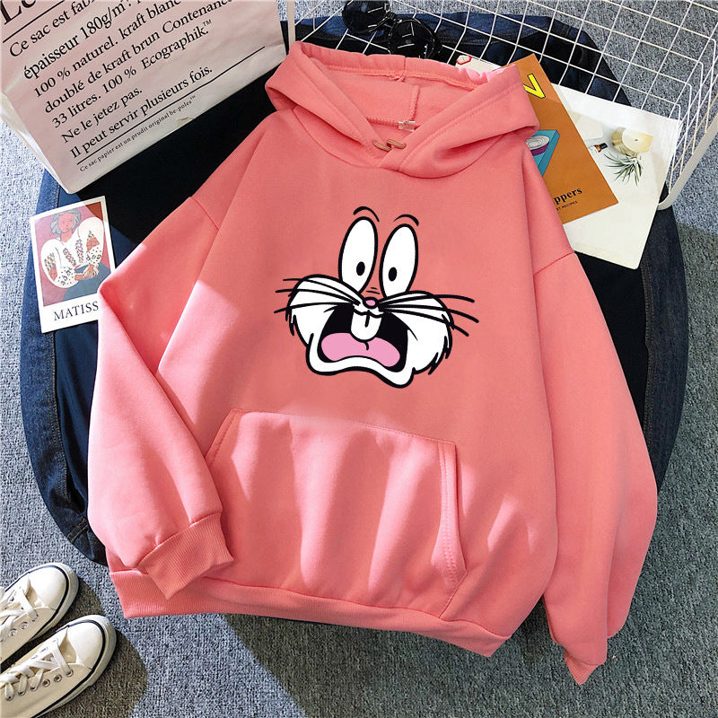 Mathieu Chevalier | Cartoon Print Hoodie For Unisex