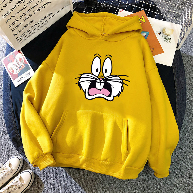 Mathieu Chevalier | Cartoon Print Hoodie For Unisex