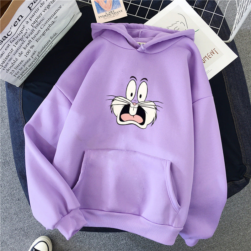 Mathieu Chevalier | Cartoon Print Hoodie For Unisex