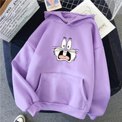 Mathieu Chevalier | Cartoon Print Hoodie For Unisex