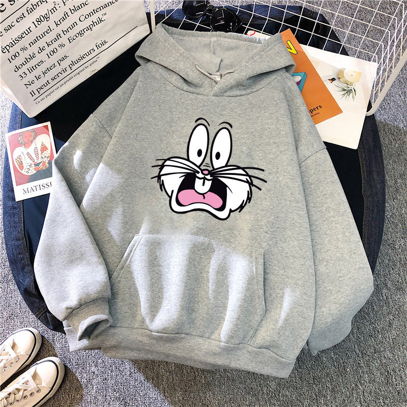 Mathieu Chevalier | Cartoon Print Hoodie For Unisex
