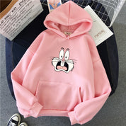 Mathieu Chevalier | Cartoon Print Hoodie For Unisex