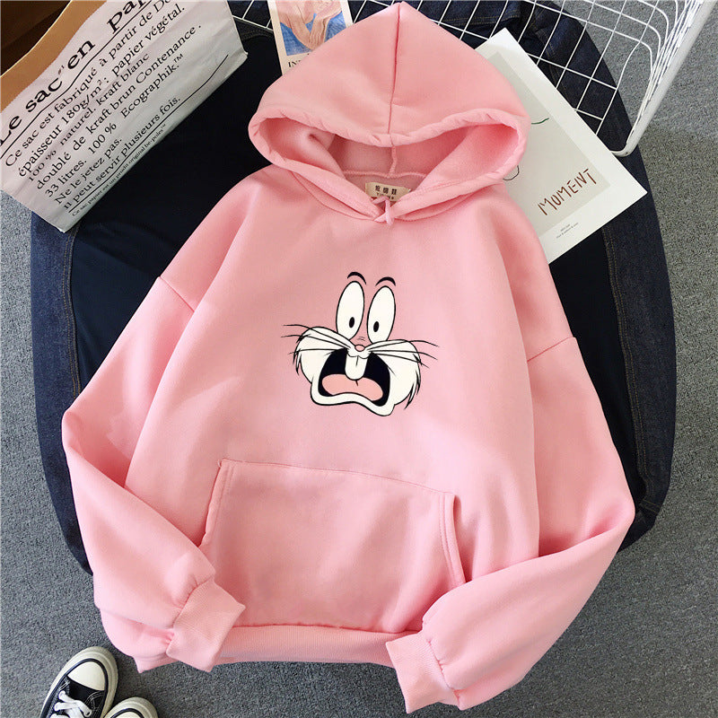 Mathieu Chevalier | Cartoon Print Hoodie For Unisex