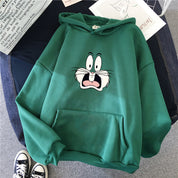 Mathieu Chevalier | Cartoon Print Hoodie For Unisex