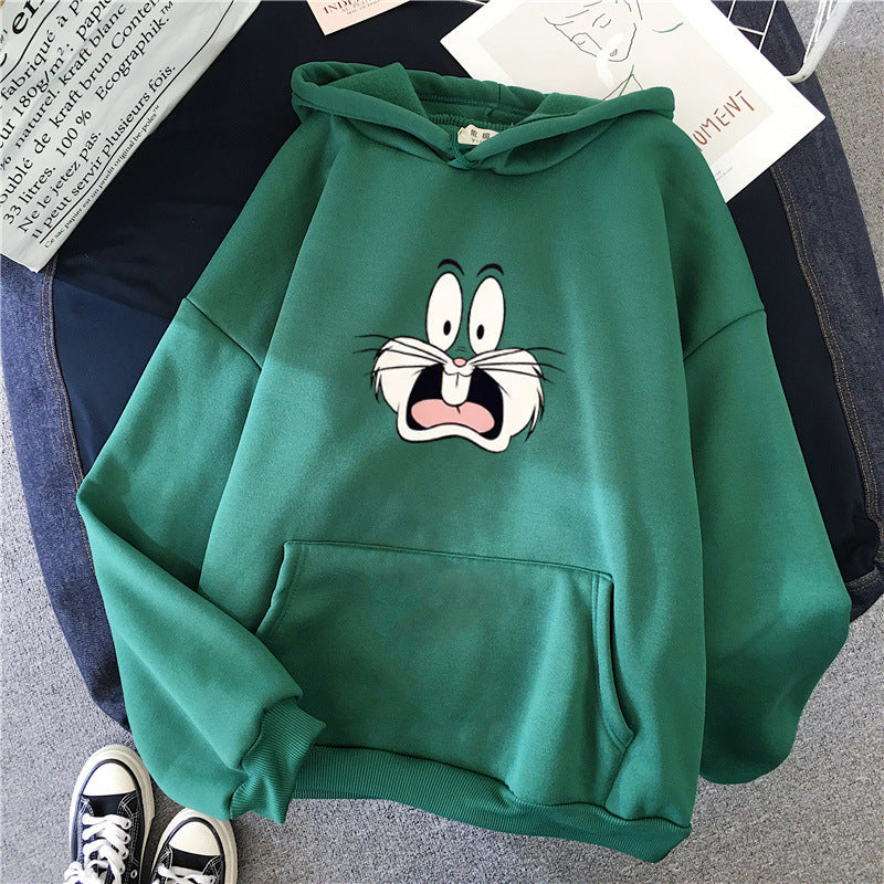 Mathieu Chevalier | Cartoon Print Hoodie For Unisex