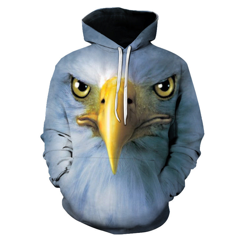 Cecile Norwood | Blue Eagle Print Veterans Day Hoodie Unisex
