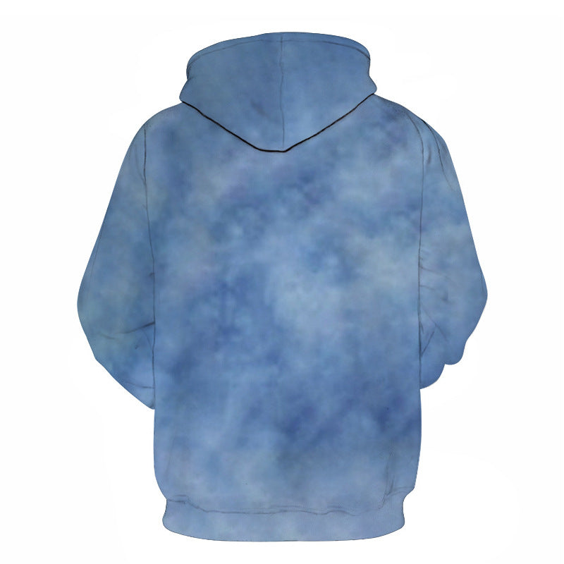 Cecile Norwood | Blue Eagle Print Veterans Day Hoodie Unisex