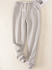 Margot Fennimore | Lamb Fleece Lined Jogger Pants For Women