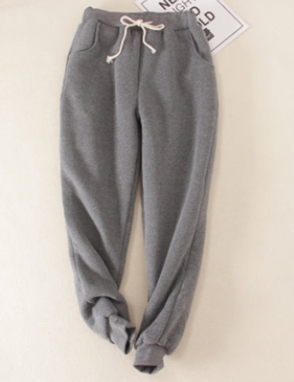 Margot Fennimore | Lamb Fleece Lined Jogger Pants For Women