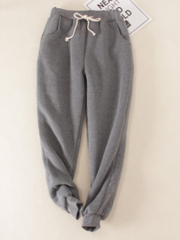 Margot Fennimore | Lamb Fleece Lined Jogger Pants For Women
