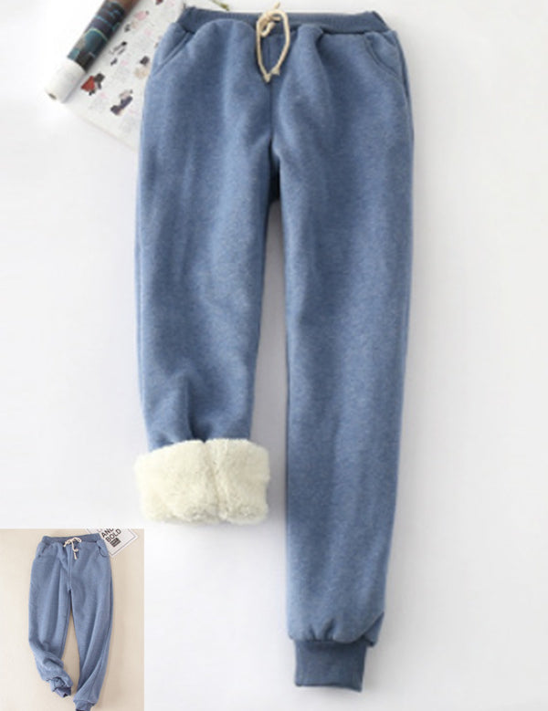 Margot Fennimore | Lamb Fleece Lined Jogger Pants For Women