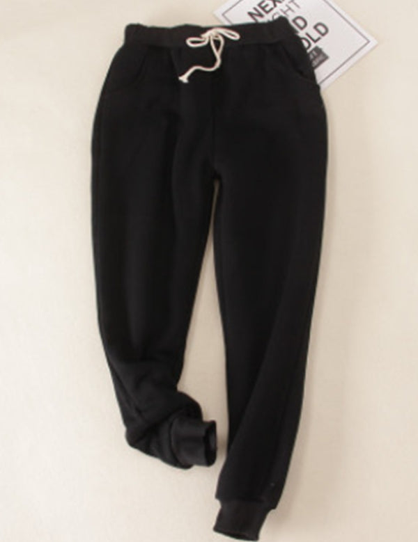 Margot Fennimore | Lamb Fleece Lined Jogger Pants For Women
