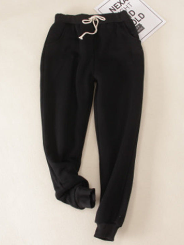 Margot Fennimore | Lamb Fleece Lined Jogger Pants For Women