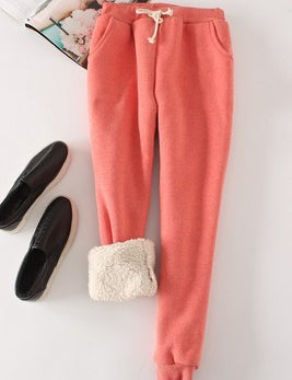 Margot Fennimore | Lamb Fleece Lined Jogger Pants For Women