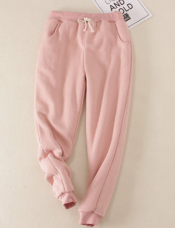 Margot Fennimore | Lamb Fleece Lined Jogger Pants For Women