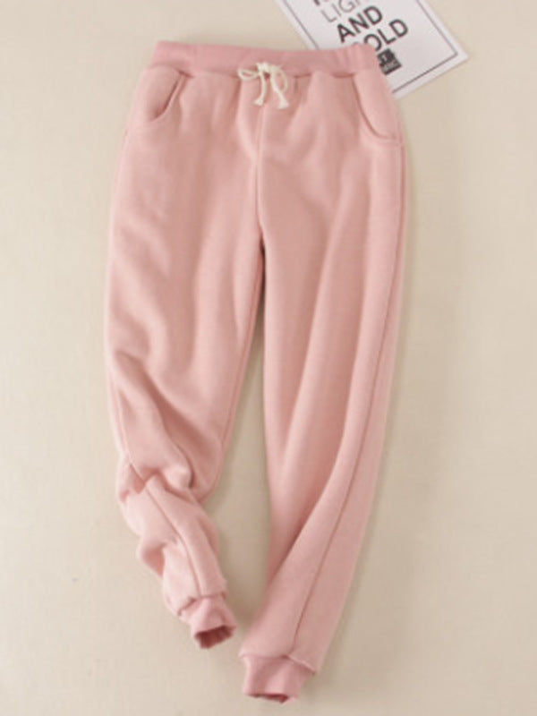 Margot Fennimore | Lamb Fleece Lined Jogger Pants For Women