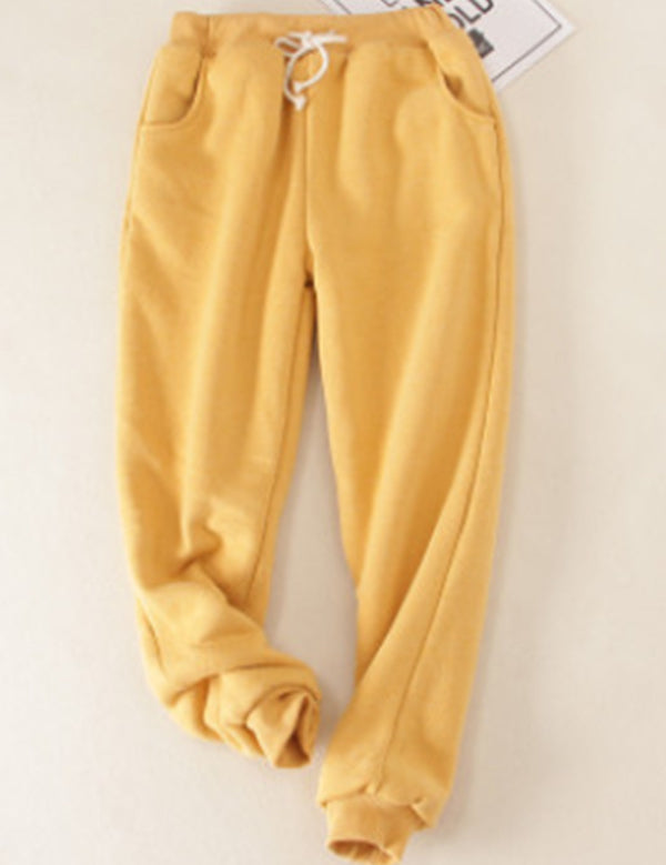 Margot Fennimore | Lamb Fleece Lined Jogger Pants For Women