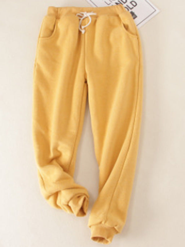 Margot Fennimore | Lamb Fleece Lined Jogger Pants For Women
