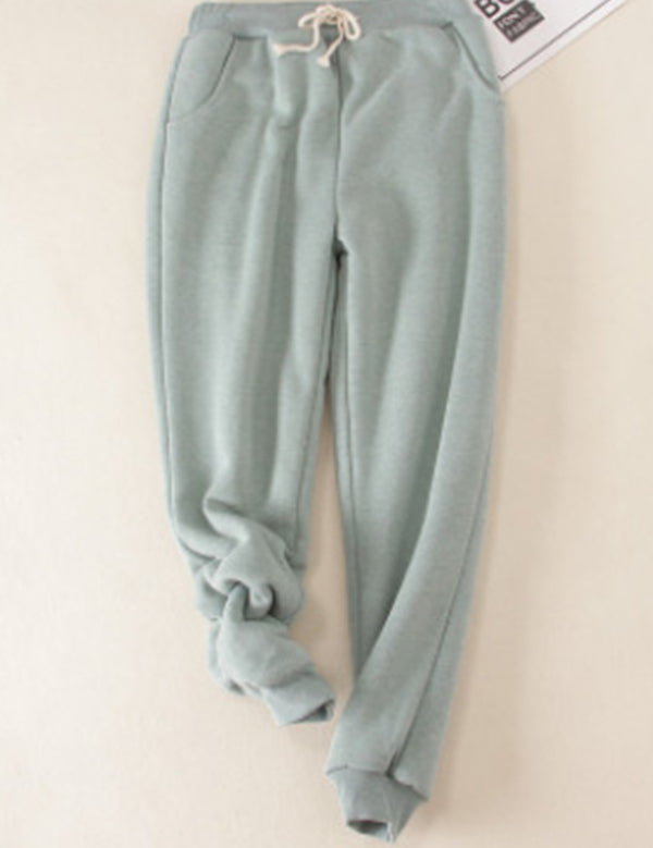 Margot Fennimore | Lamb Fleece Lined Jogger Pants For Women