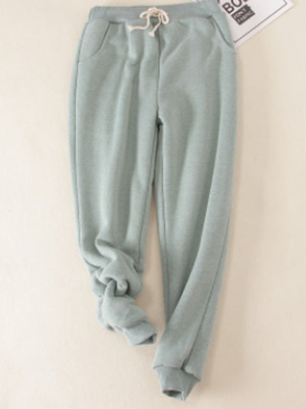 Margot Fennimore | Lamb Fleece Lined Jogger Pants For Women