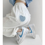 Mireille Sancerre | High-Waist Heart Pocket Jogger Sweatpants For Women