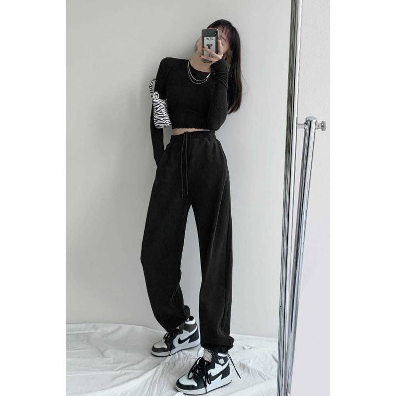Mireille Sancerre | High-Waist Heart Pocket Jogger Sweatpants For Women