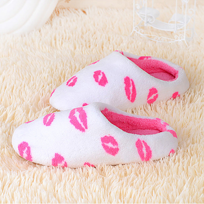Marlo Thornford | Cow Print Fluffy Slippers For Women