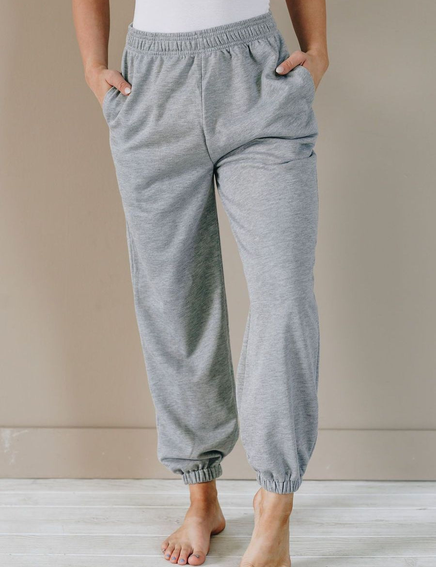 Stephanie Duval | High Waist Jogger Sweatpants For Women