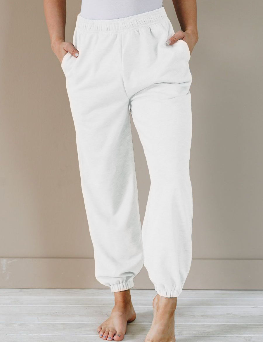 Stephanie Duval | High Waist Jogger Sweatpants For Women