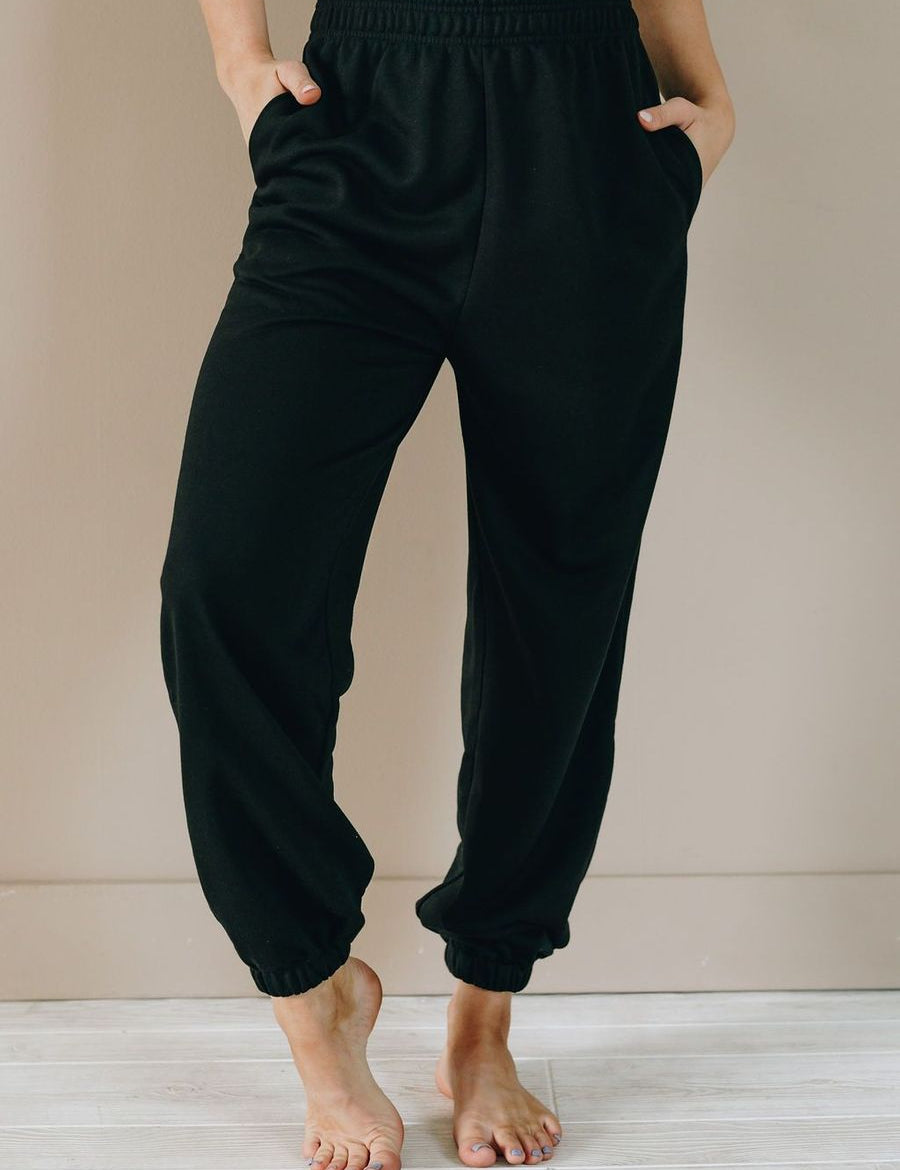 Stephanie Duval | High Waist Jogger Sweatpants For Women