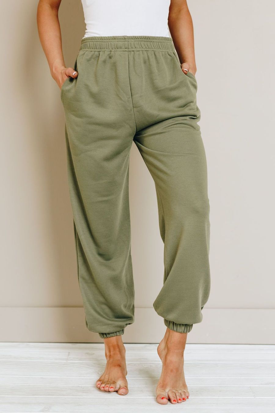Stephanie Duval | High Waist Jogger Sweatpants For Women