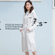 Miriam Stellvane | Printed Waterproof Hooded Raincoat For Women