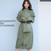 Miriam Stellvane | Printed Waterproof Hooded Raincoat For Women